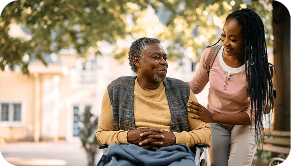 Healthcare professional helping patient with insurance coverage